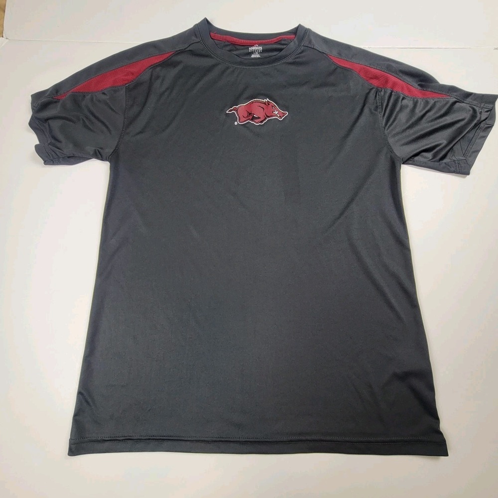 Arkansas Razorbacks men's grey performance t-shirt Men's Size Large